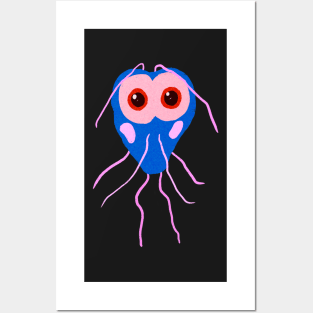 Giardia Cute Microbes Adorable Bacteria Posters and Art